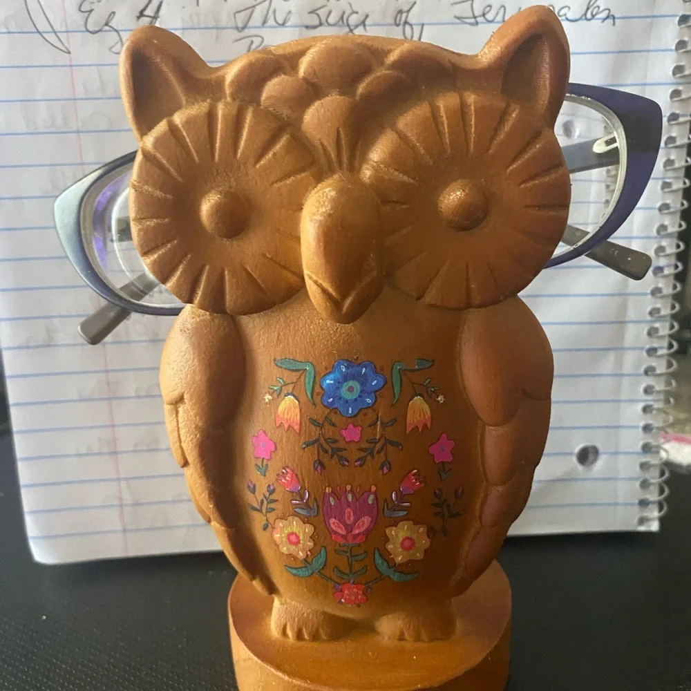 NATURAL LIFE Brown Owl Glasses Holder - Picture 6 of 7